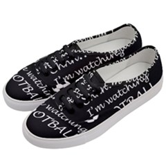 Football Fan  Women s Classic Low Top Sneakers by Valentinaart