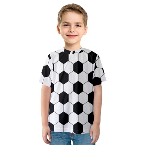 Football Kids  Sport Mesh Tee by Valentinaart