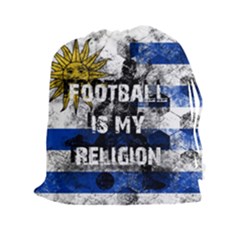 Football Is My Religion Drawstring Pouches (xxl) by Valentinaart