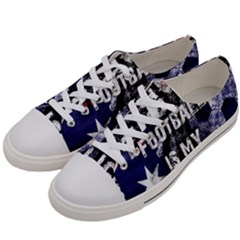 Football Is My Religion Women s Low Top Canvas Sneakers by Valentinaart