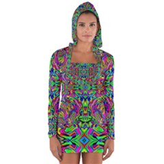 Colorful-15 Long Sleeve Hooded T-shirt by ArtworkByPatrick