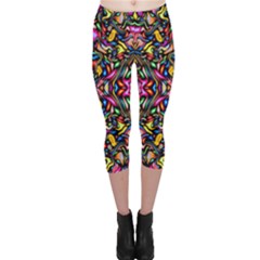  Artwork By Patrick-colorful-24 1 Capri Leggings  by ArtworkByPatrick