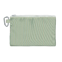 Background Pattern Green Canvas Cosmetic Bag (large) by Sapixe