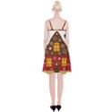 Christmas House Clipart Spaghetti Strap Velvet Dress View2