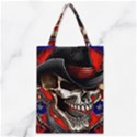 Confederate Flag Usa America United States Csa Civil War Rebel Dixie Military Poster Skull Classic Tote Bag View1