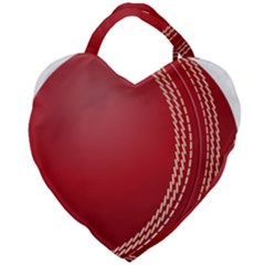 Cricket Ball Giant Heart Shaped Tote by Sapixe