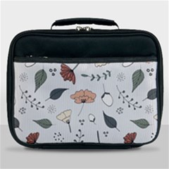 Grey Toned Pattern Lunch Bag by Nexatart