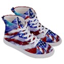 Flag Usa United States Of America Images Independence Day Women s Hi-Top Skate Sneakers View3