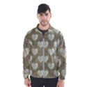 Hearts Motif Pattern Wind Breaker (Men) View1