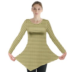 Ocre Triangulate Long Sleeve Tunic  by jumpercat