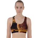 Sci Fi Planet Back Weave Sports Bra View1