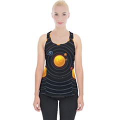 Solar System Piece Up Tank Top by Sapixe