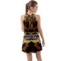 Textures Snake Skin Patterns Halter Tie Back Chiffon Dress View2