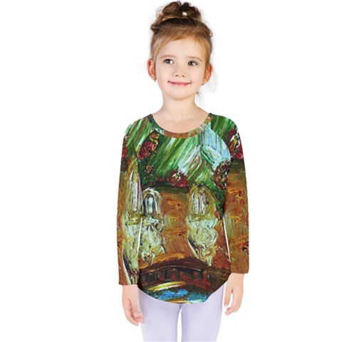 Dscf3179 - Royal Marine And Stone Lions Kids  Long Sleeve Tee by bestdesignintheworld