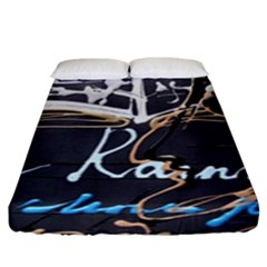 Dscf1638 - Written Poems Fitted Sheet (king Size) by bestdesignintheworld