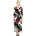 Egg In The Duck   Needle In The Egg Quarter Sleeve Wrap Maxi Dress View1