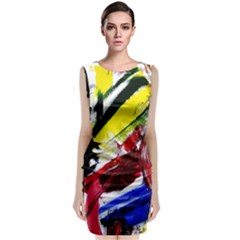 Lets Forget The Black Squere 2 Classic Sleeveless Midi Dress by bestdesignintheworld