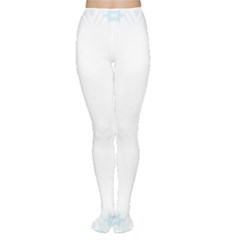 The Background Snow Snowflakes Women s Tights by Sapixe