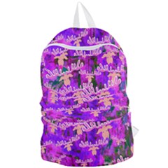 Watercolour Paint Dripping Ink Foldable Lightweight Backpack by Sapixe