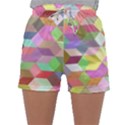 Mosaic Background Cube Pattern Sleepwear Shorts View1