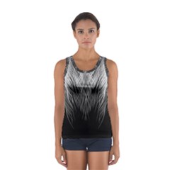 Feather Graphic Design Background Sport Tank Top  by Sapixe