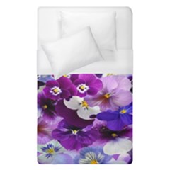 Graphic Background Pansy Easter Duvet Cover (single Size) by Sapixe