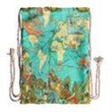 VINTAGE MAP-1 Drawstring Bag (Large) View1