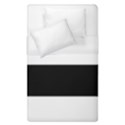 Black And White Striped Pattern Stripes Horizontal Duvet Cover (Single Size) View1