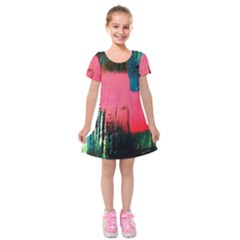 Humidity 12 Kids  Short Sleeve Velvet Dress by bestdesignintheworld