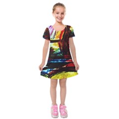 House Will Be Built 2 Kids  Short Sleeve Velvet Dress by bestdesignintheworld