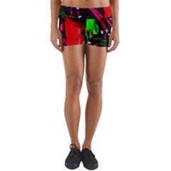 Spooky Attick 8 Yoga Shorts by bestdesignintheworld