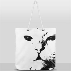 Cat Full Print Rope Handle Tote (large) by StarvingArtisan