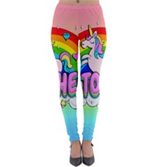 Go To Hell - Unicorn Lightweight Velour Leggings by Valentinaart