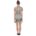 Composition 8 - Vasily Kandinsky Drop Hem Mini Chiffon Dress View2