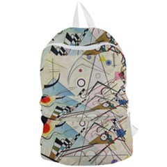 Composition 8 - Vasily Kandinsky Foldable Lightweight Backpack by Valentinaart