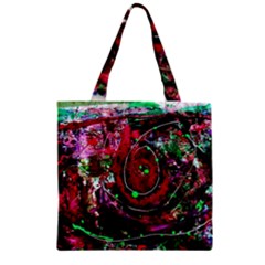 Bloody Coffee 7 Zipper Grocery Tote Bag by bestdesignintheworld