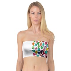 Tree Share Pieces Of The Puzzle Bandeau Top by Simbadda