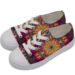 Joyful Living Kids  Low Top Canvas Sneakers by aumaraspiritart