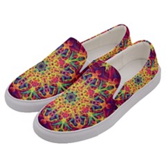 Joyful Living Men s Canvas Slip Ons by aumaraspiritart