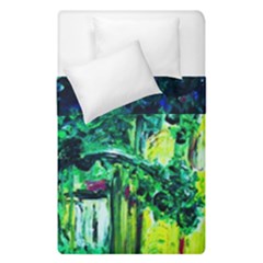 Old Tree And House With An Arch 3 Duvet Cover Double Side (single Size) by bestdesignintheworld