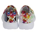 Color Splash Watercolor Cat I Love Usa Velcro Strap Shoes View4