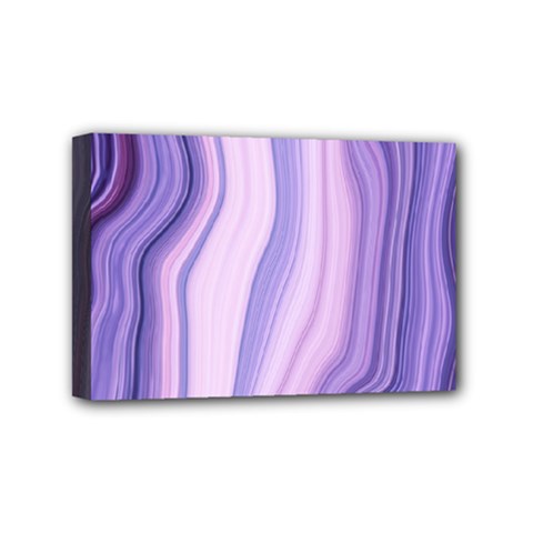 Marbled Ultra Violet Mini Canvas 6  X 4  by NouveauDesign