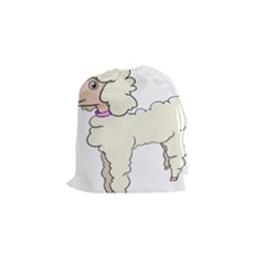 Poodle Dog Breed Cute Adorable Drawstring Pouches (small)  by Nexatart