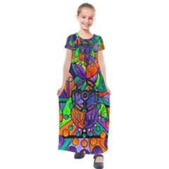 The Sheaf - Kids  Short Sleeve Maxi Dress by tealswan