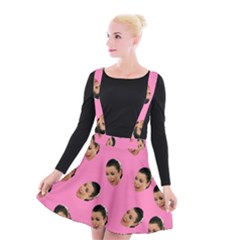Crying Kim Kardashian Suspender Skater Skirt by Valentinaart