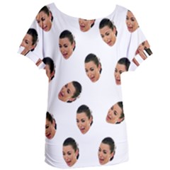 Crying Kim Kardashian Women s Oversized Tee by Valentinaart