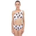 Crying Kim Kardashian Spliced Up Two Piece Swimsuit View1