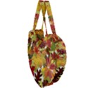 Autumn Fall Leaves Giant Heart Shaped Tote View3