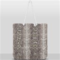 Snake Skin Full Print Rope Handle Tote (Large) View2