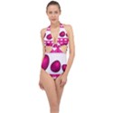 Love Celebration Easter Hearts Halter Front Plunge Swimsuit View1